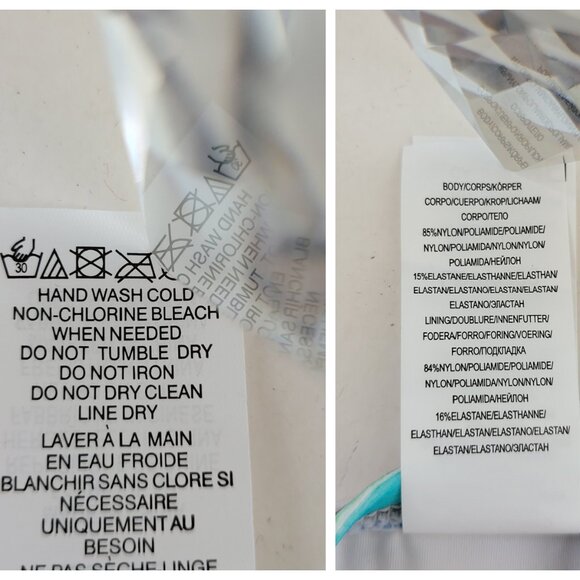 NWT La Blanca Striped Bikini Size 8 - Multicolor Striped Bikini - Picture 15 of 15